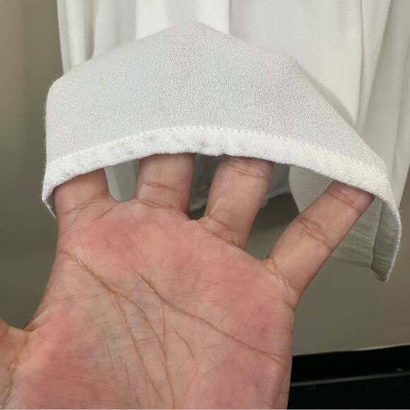 NEW Maje Dress Womens 3- US Large Raye Lace Long Sleeve in Ecru White - Picture 12 of 13